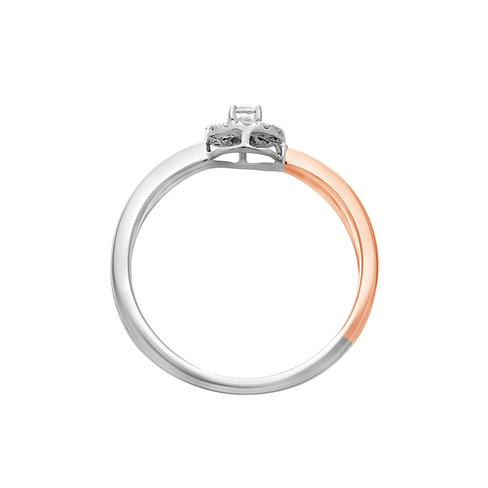 Dazzling Platinum Diamond Finger Ring-Rings-PRG20032