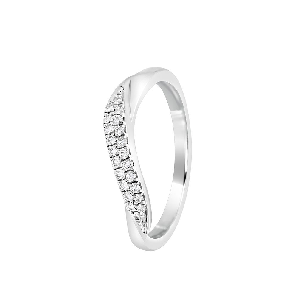 Dazzling Platinum Diamond Ring-Rings-PRG20068