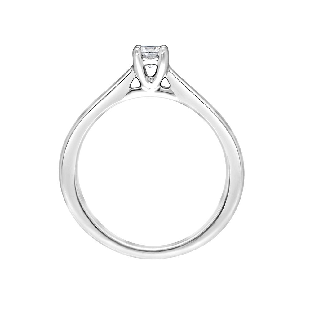 Timeless Tranquility Solitaire Diamond Ring-Platinum-PRG20070