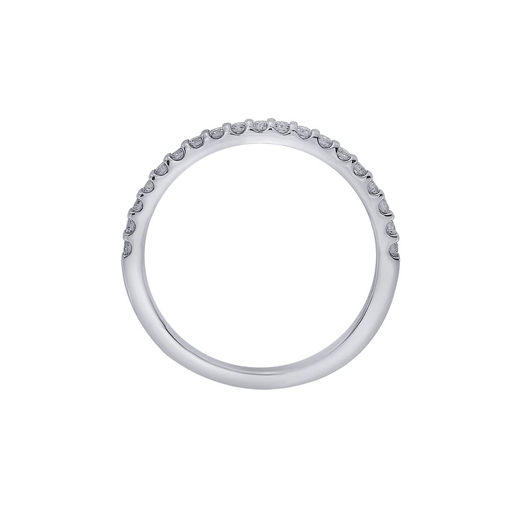 Diamond Mens Finger Ring in Glossy Platinum-Rings-PRG22053