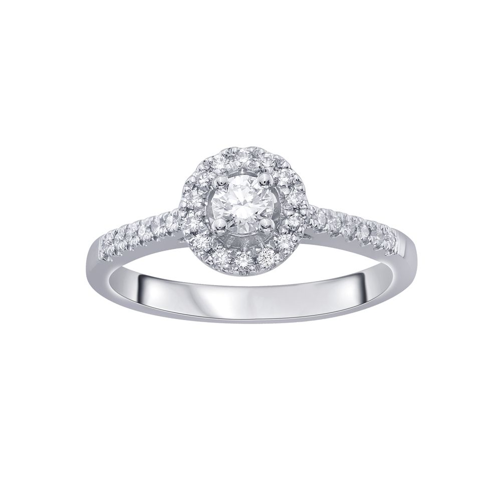Alluring Diamond Finger Ring-Rings-PRG22056-D300PBD