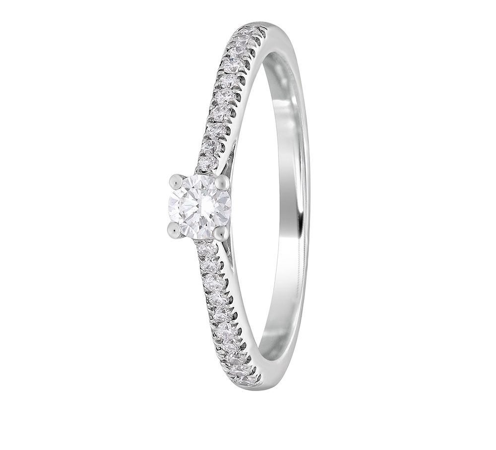 Dazzling Platinum Ring-Rings-PRG22061