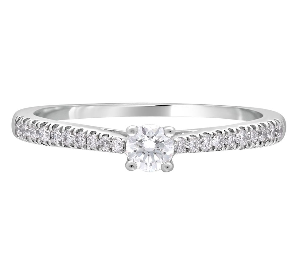 Dazzling Platinum Ring-Rings-PRG22061