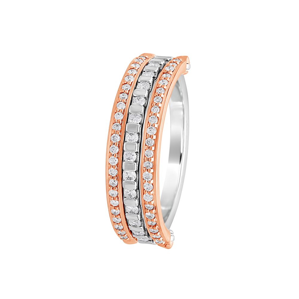 Versatile Diamond and Platinum Ring-Rings-PRG23002