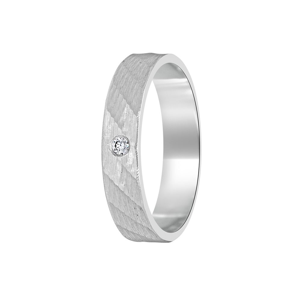 Precious Diamond and Platinum Ring-Rings-PRG23014