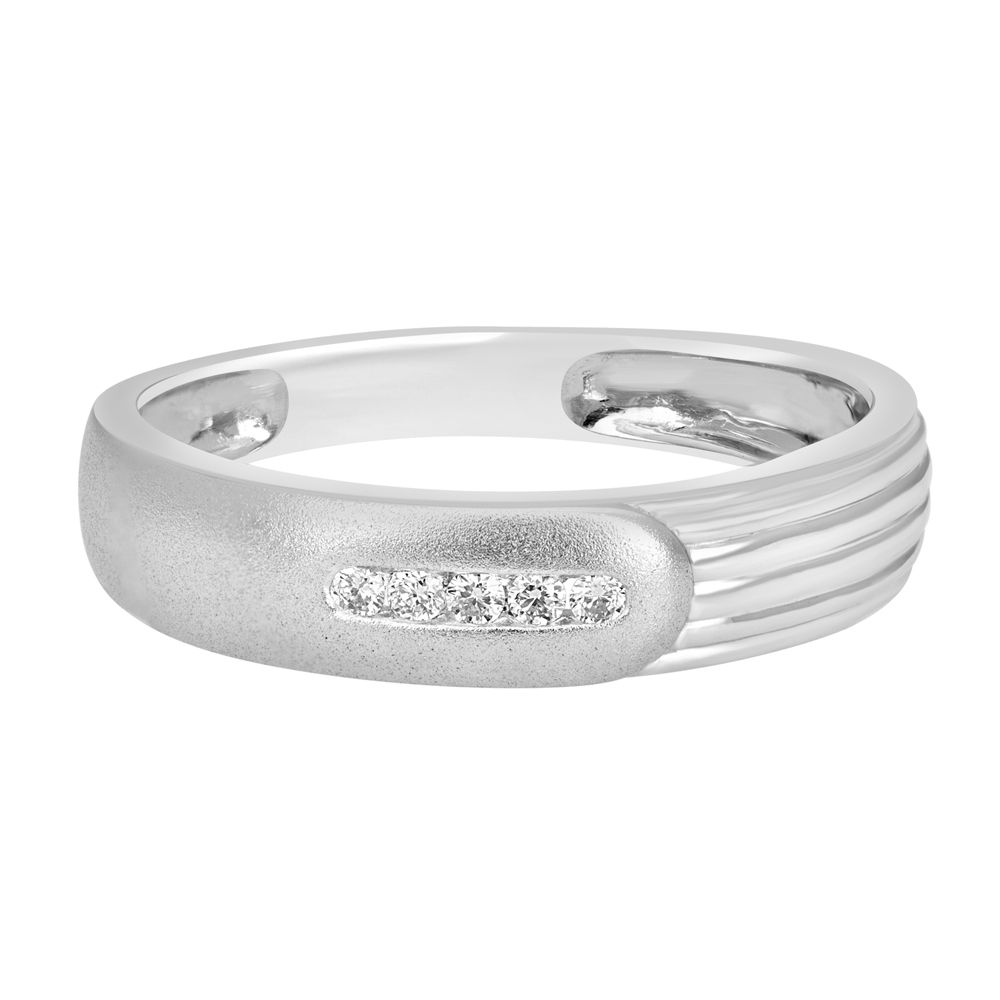 Gorgeous Diamond and Platinum Finger Ring-Rings-PRG23096-D300PDD