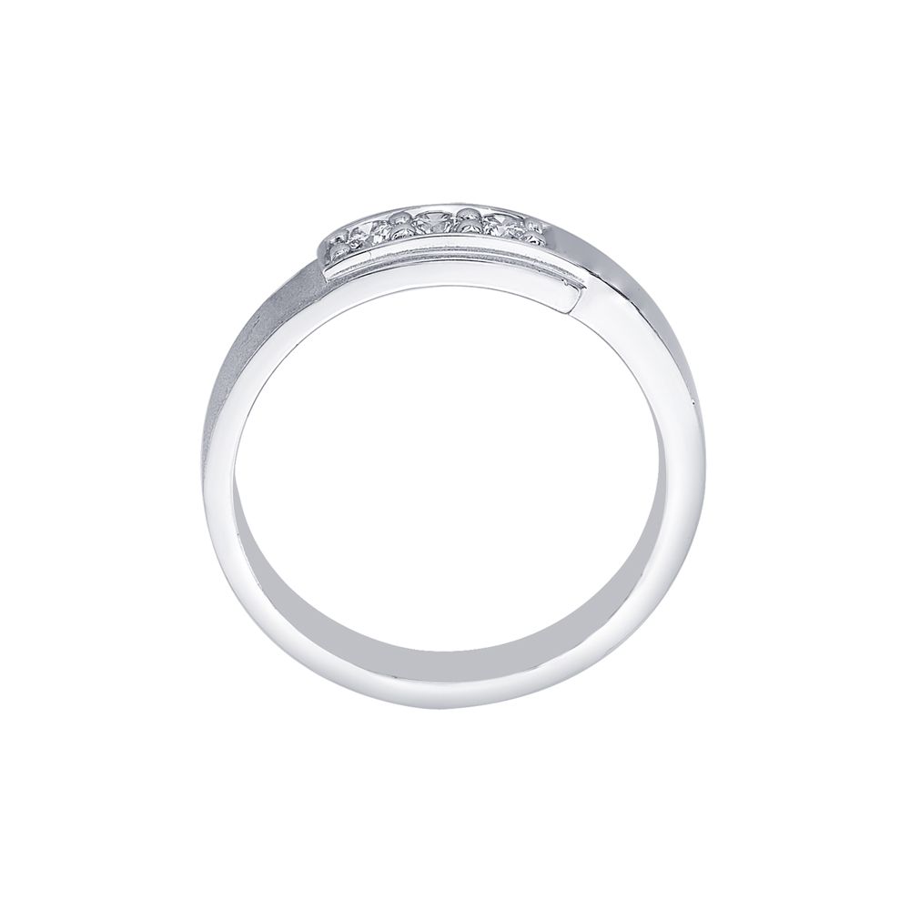 Elegant 950Pt Platinum Mens Band-Rings-PRG23K03