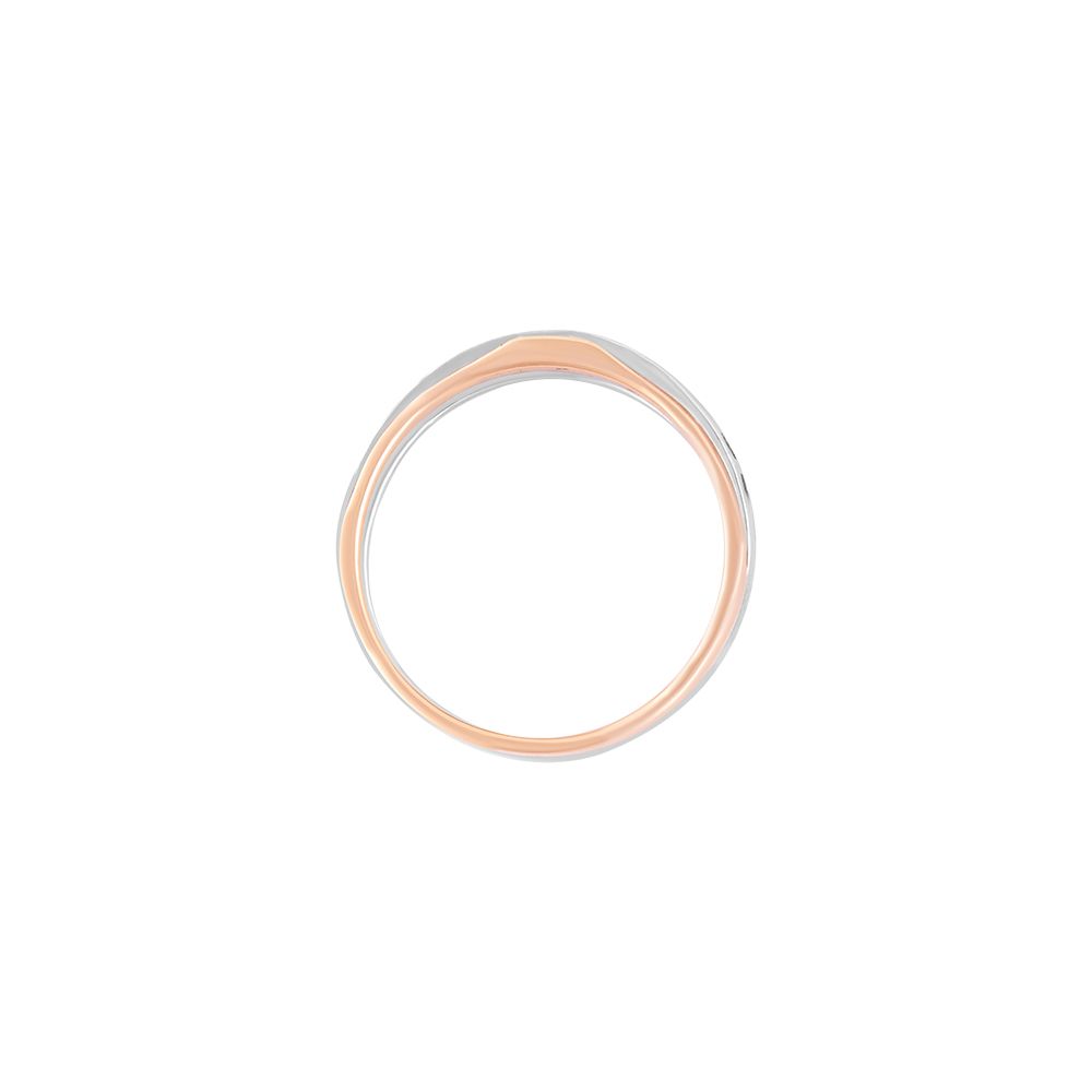 Vibrant Dual Metal Ring For Men-Platinum-PRG23K10