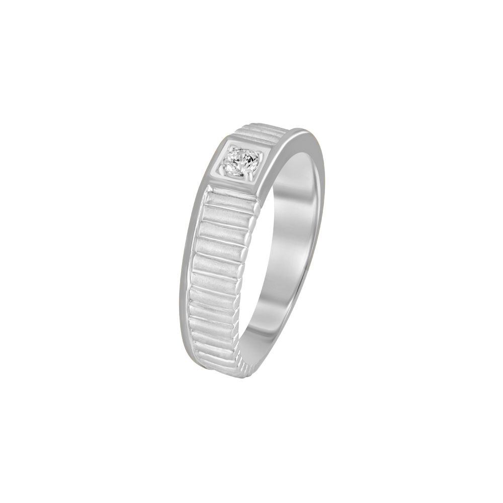 Enigmatic Mens Diamond Finger Band-Rings-PRG23K23