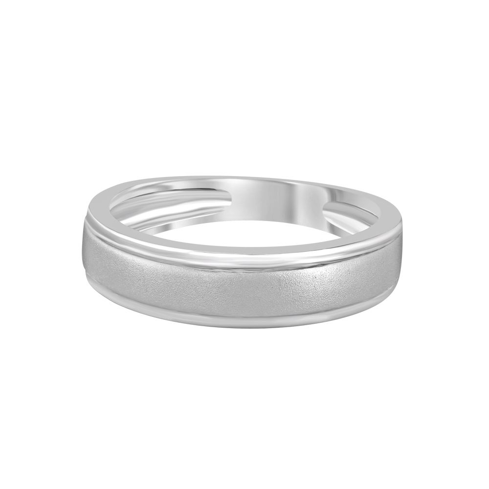 Quintessential Platinum Mens Band-Rings-PRG23K24
