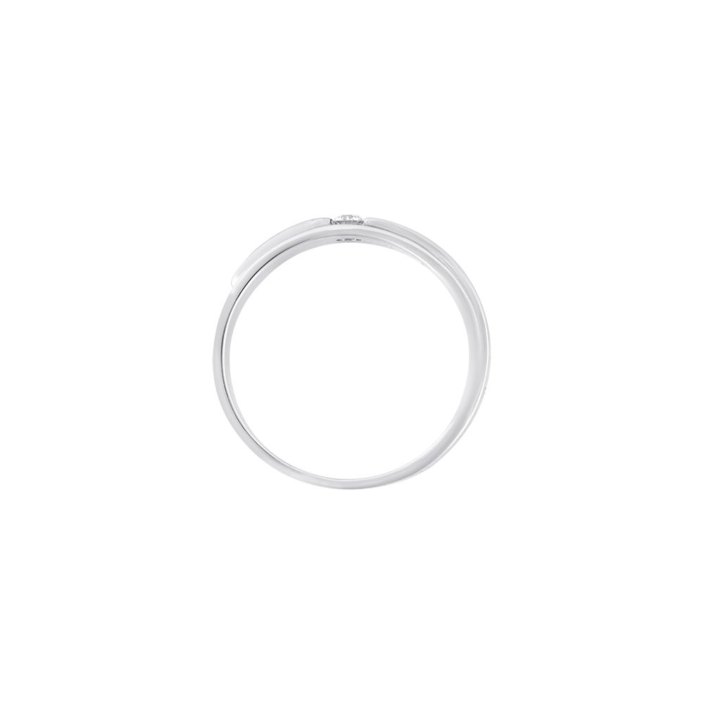 Elegant Platinum Diamond Ring For Men-Rings-PRG23K29