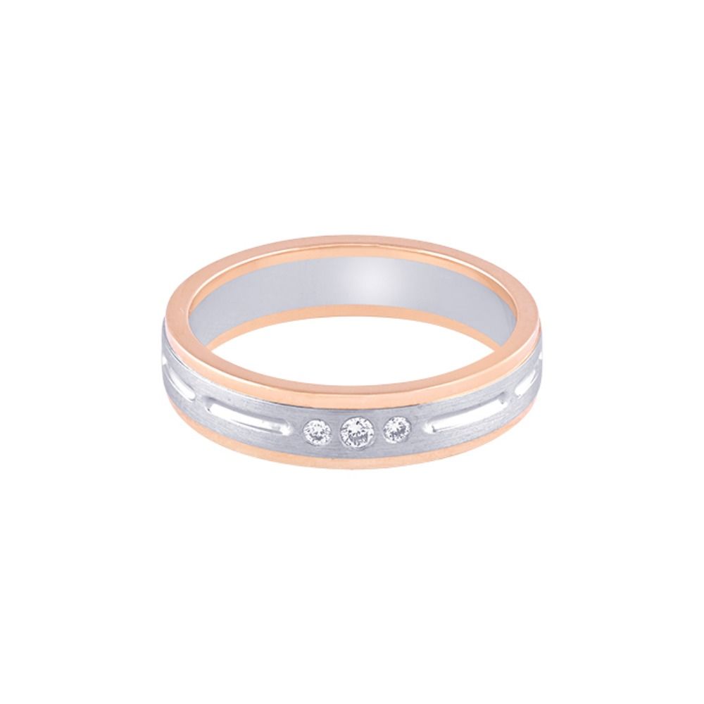 Meticulous Dual Metal Ring For Men-Platinum-PRG23K32