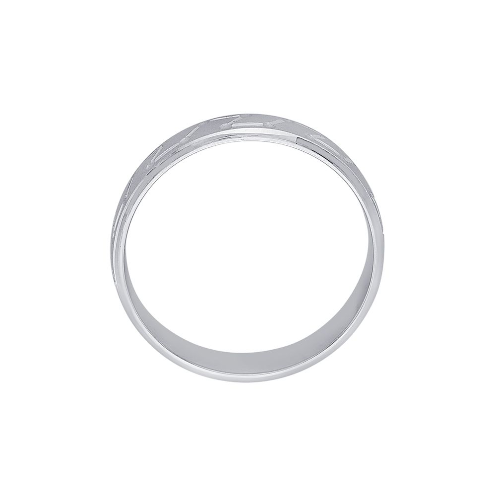 Geometric Design Platinum Finger Band-Rings-PRG23K45