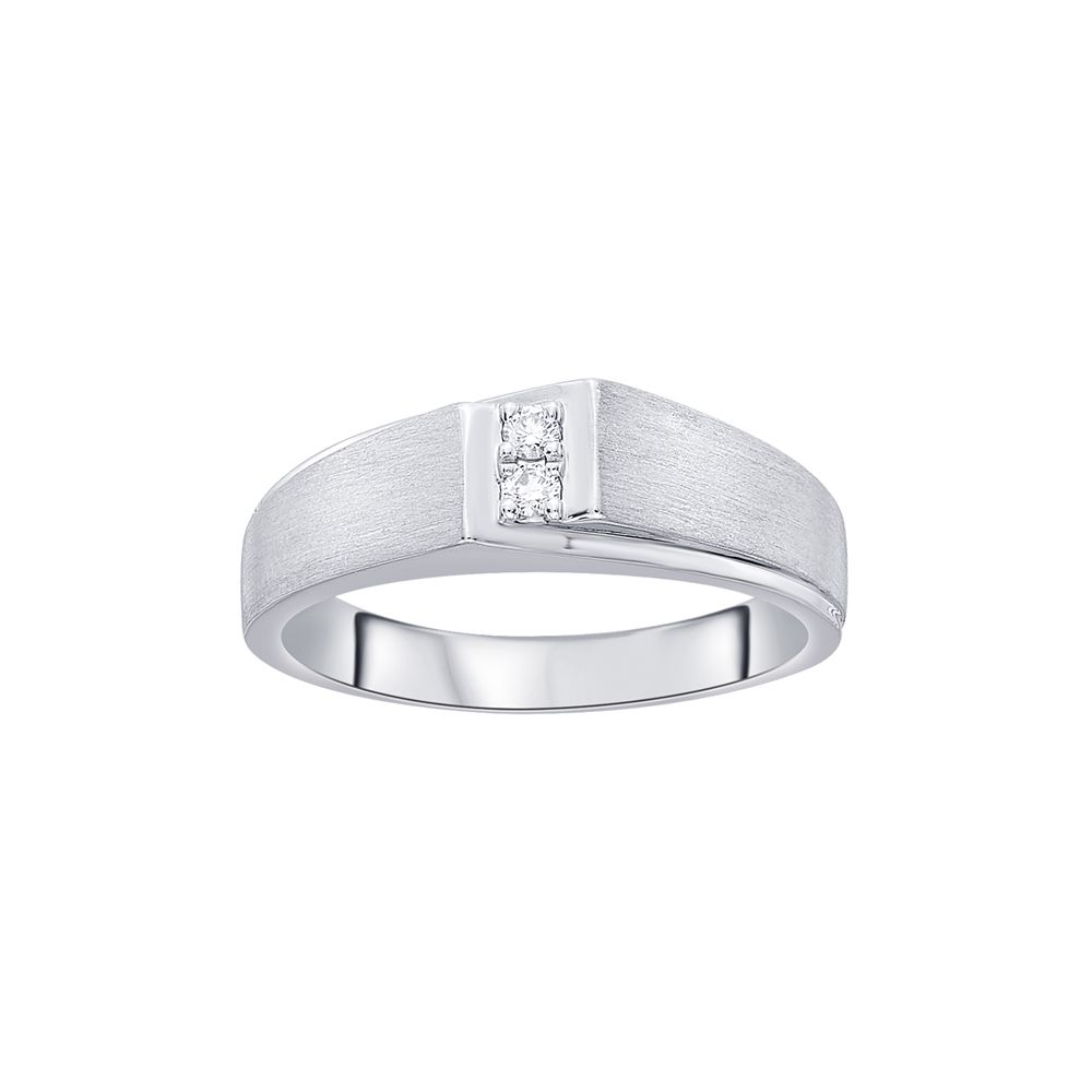 Gleaming Mens Diamond Finger Ring-Rings-PRG23K54