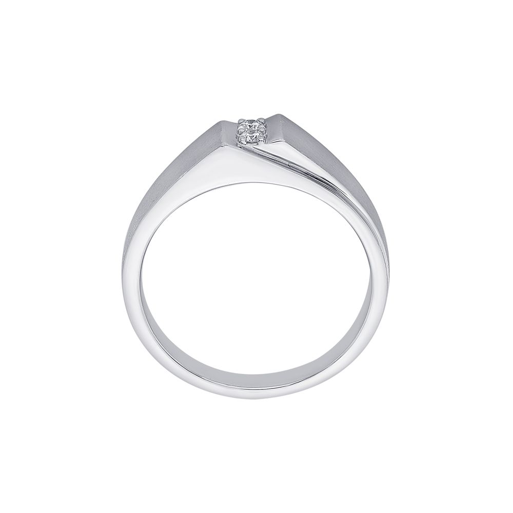 Gleaming Mens Diamond Finger Ring-Rings-PRG23K54