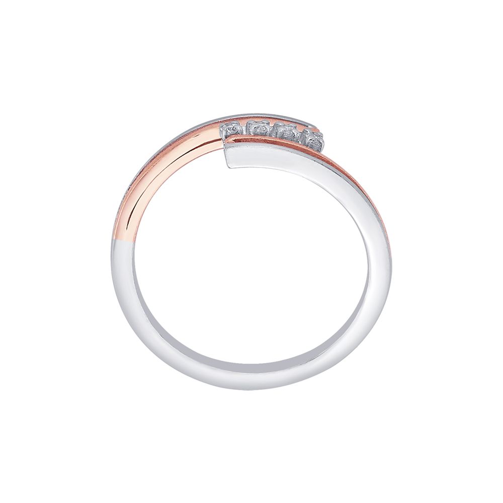 Eclectic Spiral Design Diamond Ring-Rings-PRG23K59