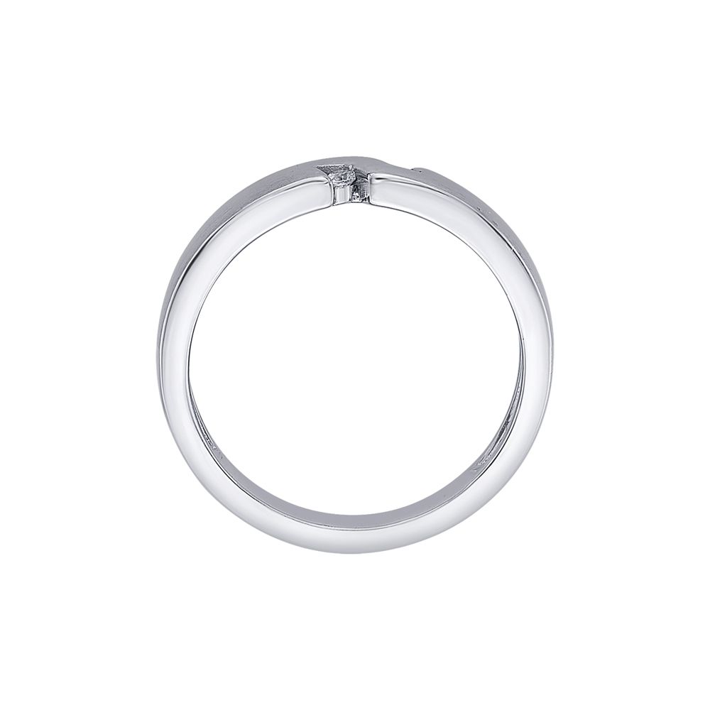 Geometric Diamond and Platinum Finger Band-Rings-PRG23K68