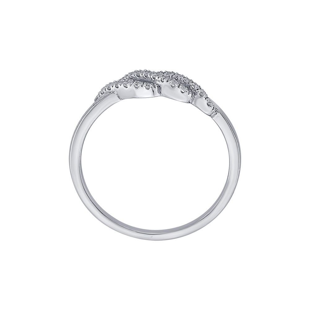 Delicate Swirl Design Platinum Ring-Rings-PRG23K76