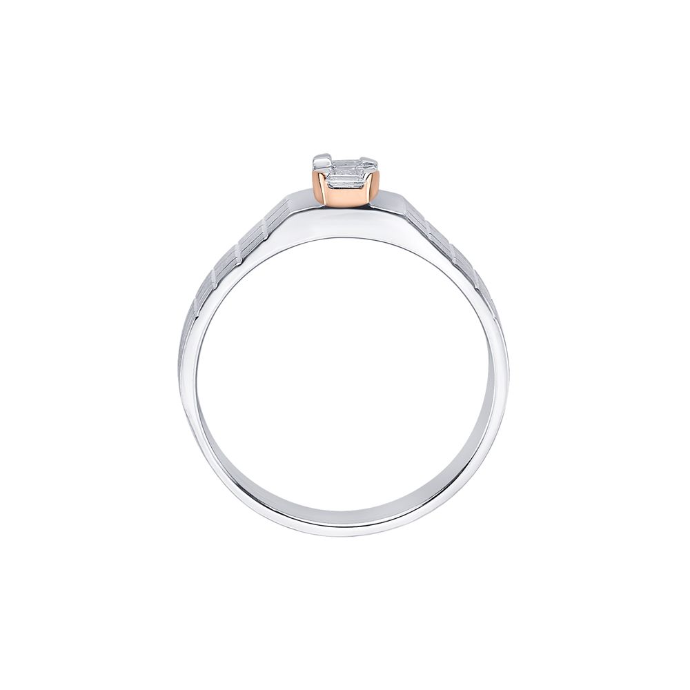 Togetherness Diamond Studded Mens Finger Band-Fathers day-PRG23K84