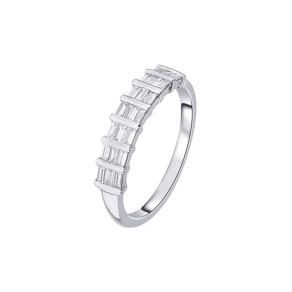 Togetherness Diamond Studded Couples Finger Bands-Platinum-OCR24002-D300O0D