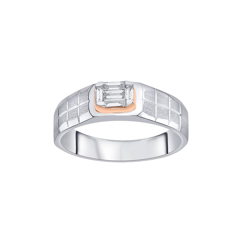 Eternity Platinum and Diamond Couples Finger Rings-Platinum-OCR24005-D300O0D