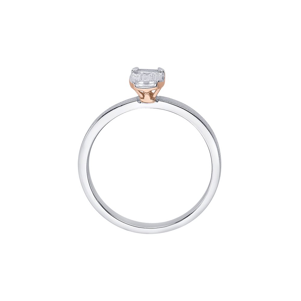 Eternity Platinum and Diamond Womens Finger Ring-All Jewellery-PRG23K91