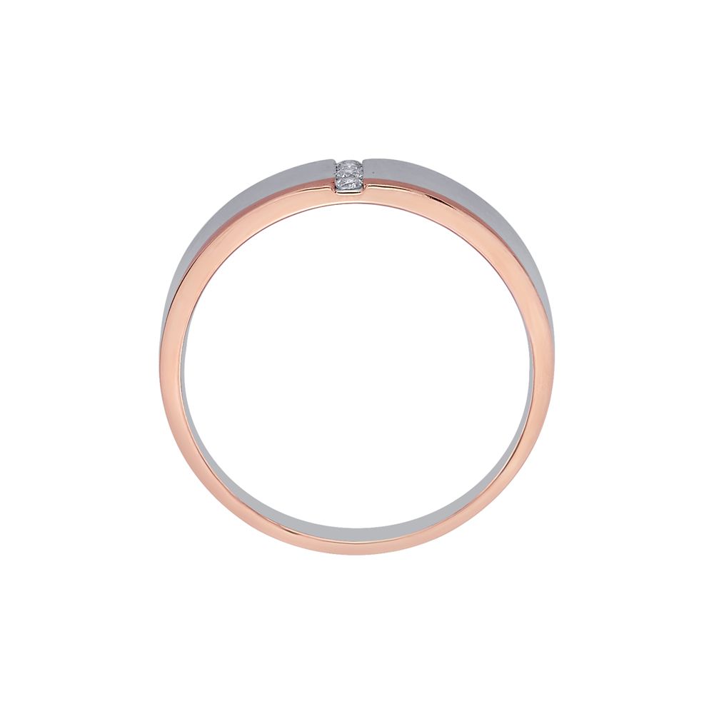 Subtle Diamond and Platinum Mens Band-Fathers day-PRG23M09