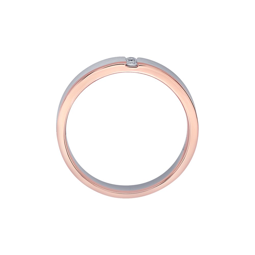 Subtle Diamond and Platinum Womens Band-Platinum-PRG23M10