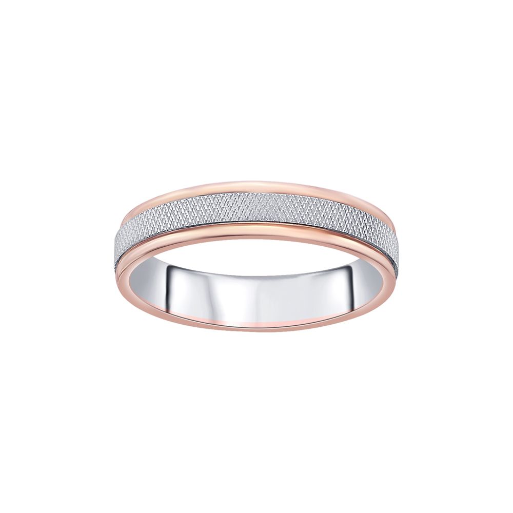 Sleek Dual Metal Womens Ring-Rings-PRG23M20