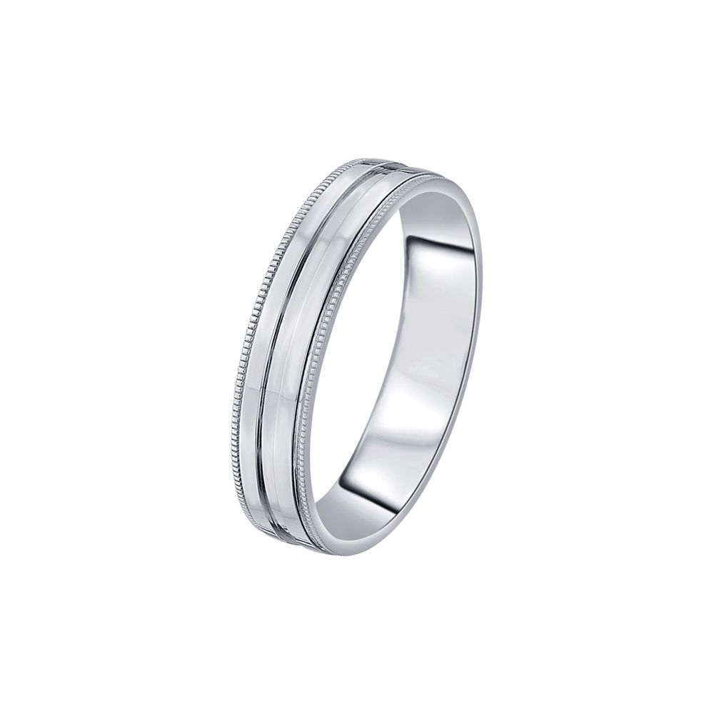 Simple Platinum Ring for Men-Platinum-PRG23M29