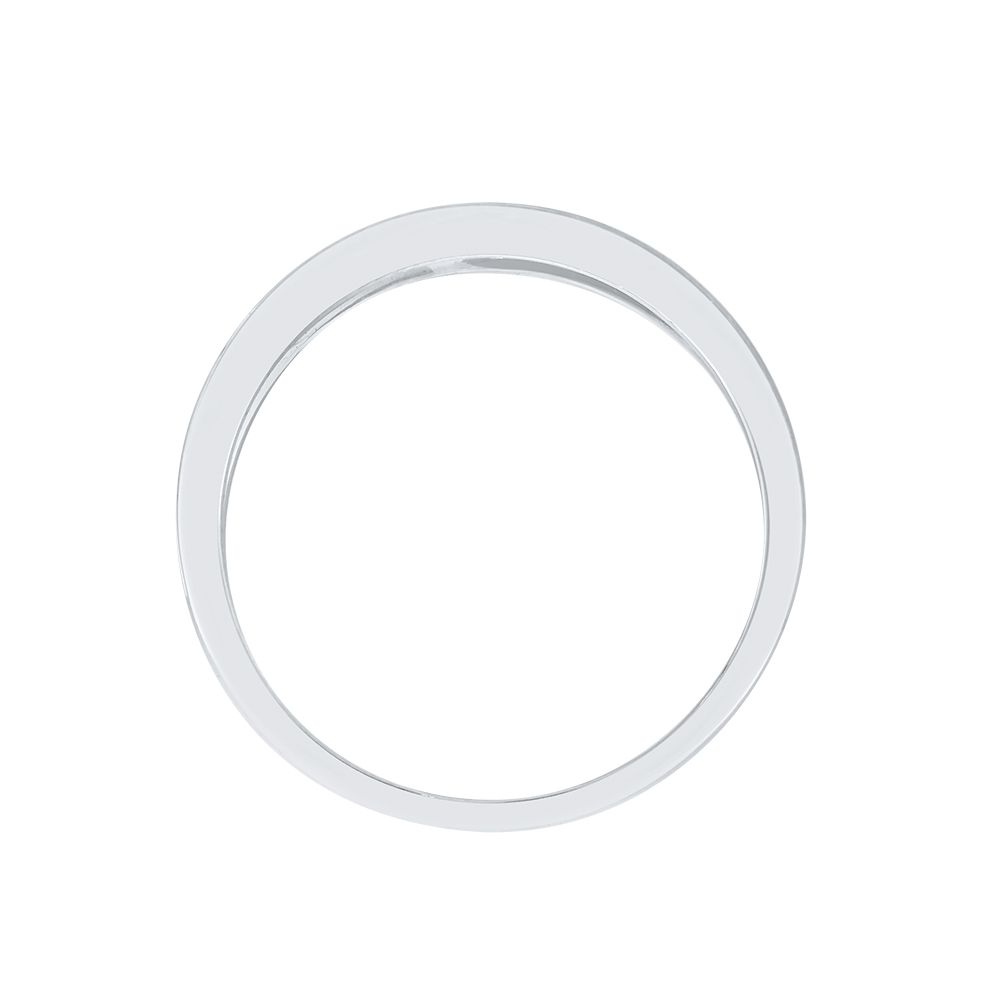 Textured Everyday Platinum Mens Finger Ring-Rings-PRG24K03