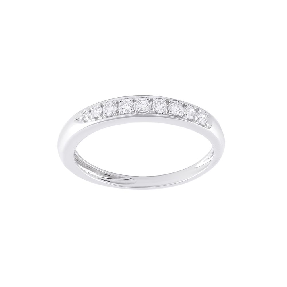 Stylish Diamond and Platinum Mens Finger Band-Rings-PRG24K04