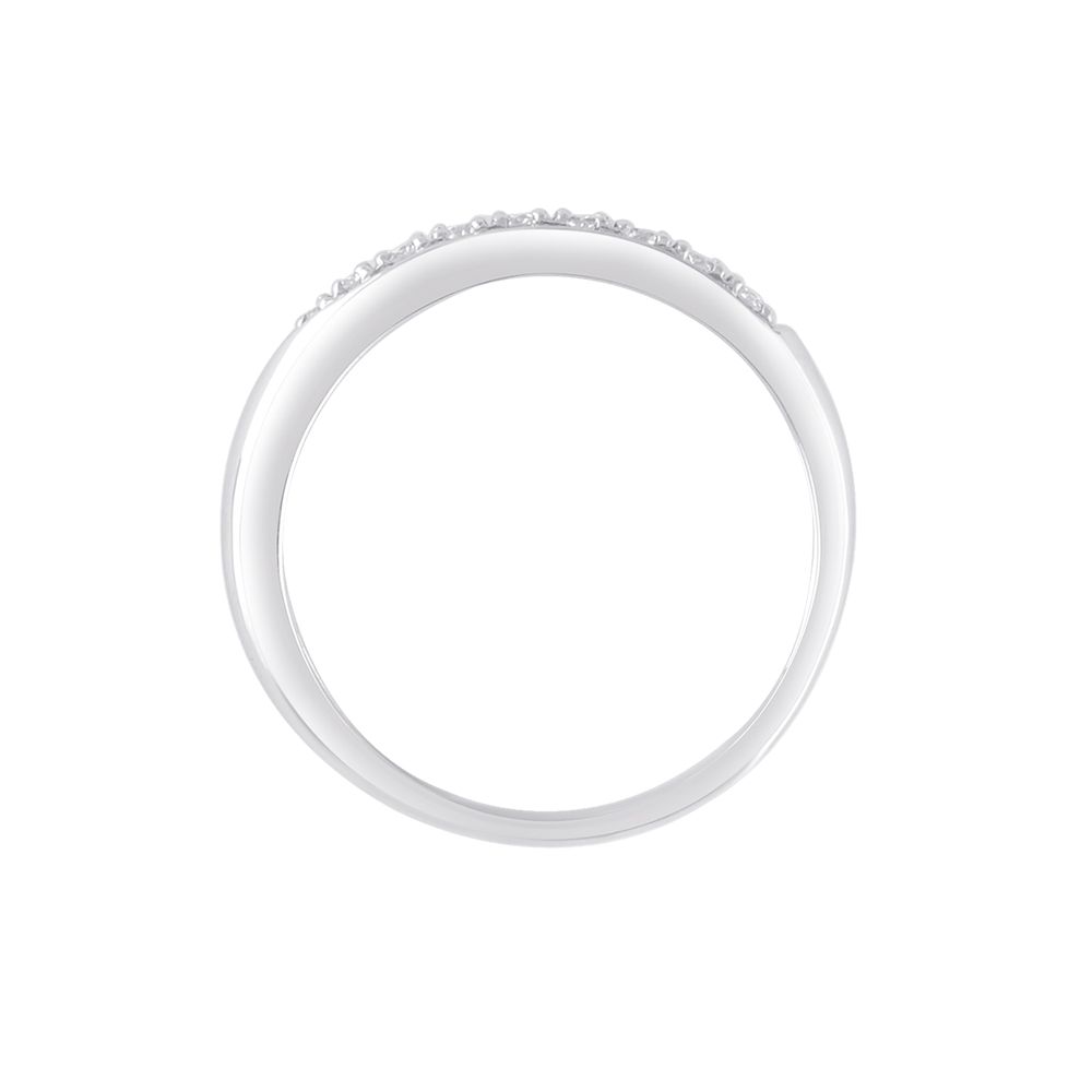 Stylish Diamond and Platinum Finger Band-Rings-PRG24K04