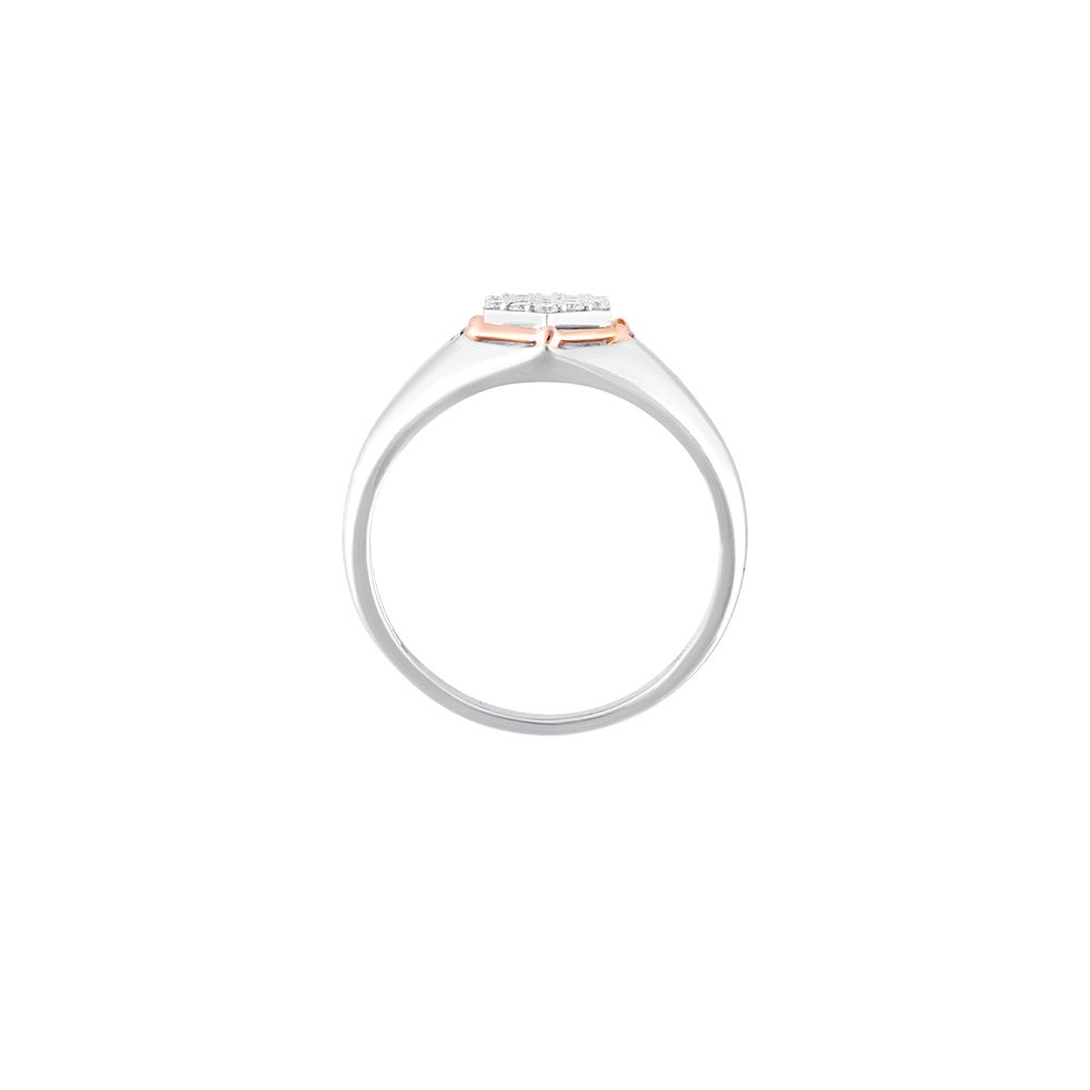 Cherished Platinum and Diamond Mens Finger Band-Platinum-PRG24K38