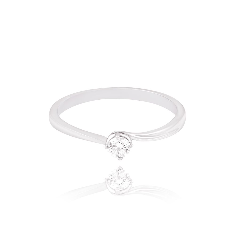 Keepsake Platinum and Diamond Finger Ring-Rings-PRG24K52