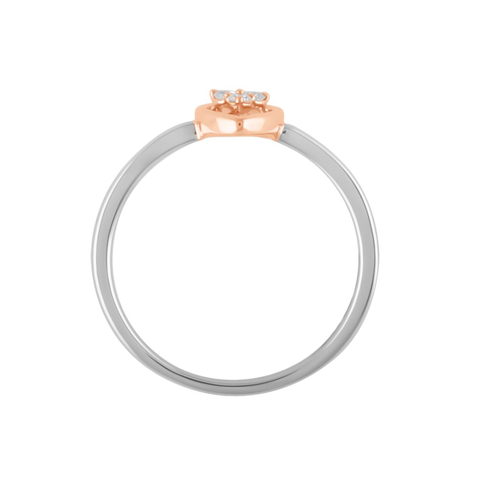 Modern 3-stone Diamond Finger Ring-Rings-PRG24K59