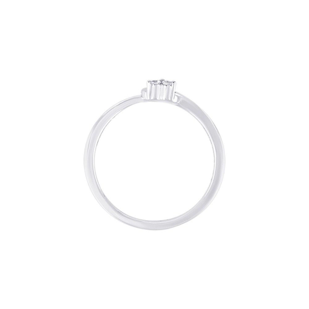 Exceptional Diamond Embellished Platinum Finger Ring-Rings-PRG24K62