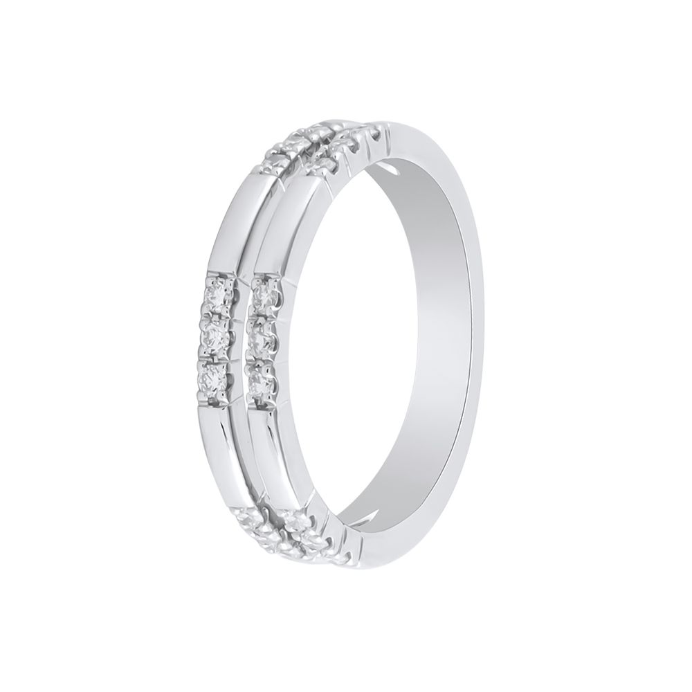 Classic Diamond Platinum Ring-Rings-PRG24K68