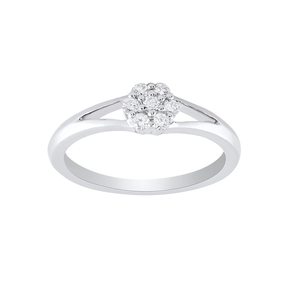 Stunning Diamond Platinum Ring-Rings-PRG24K69