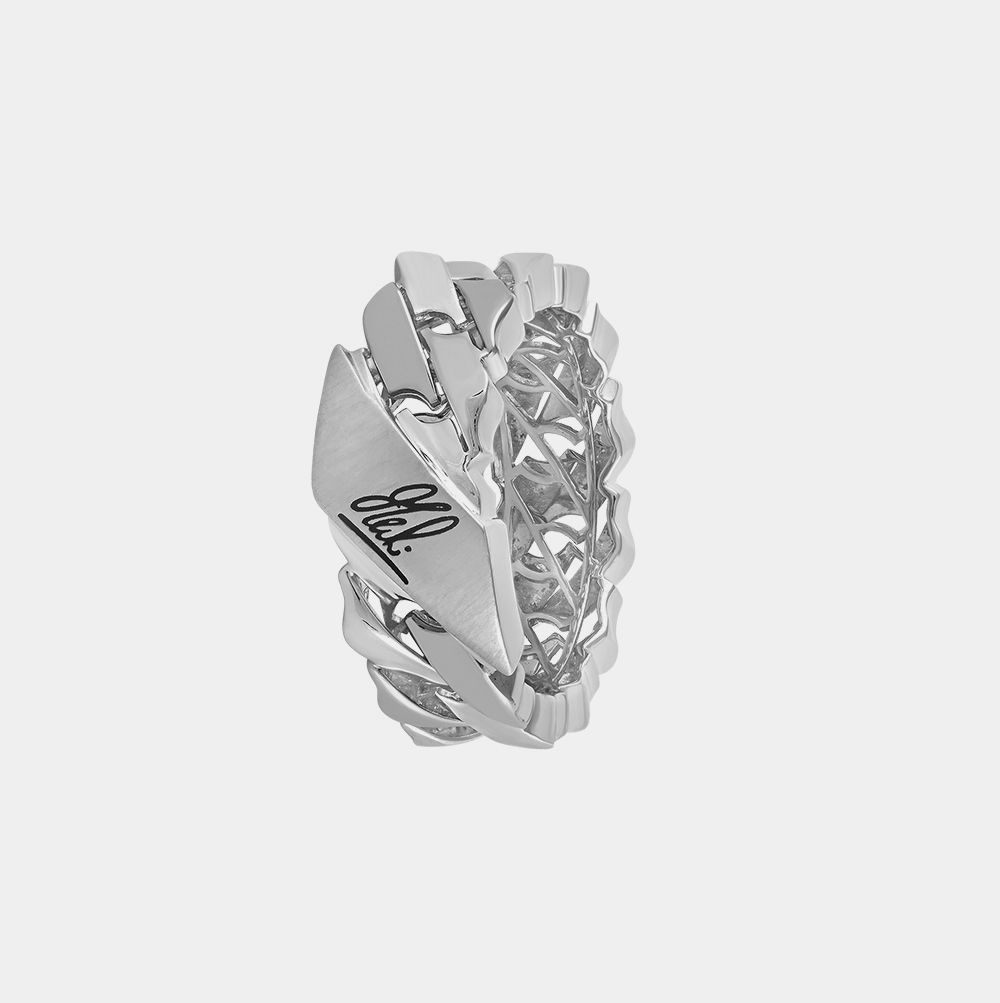 Mahi Signature Platinum Ring For Men-Rings-PRG24K70