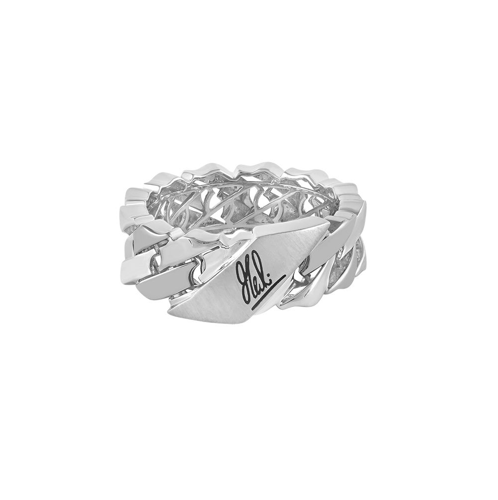 Mahi Signature Platinum Ring For Men-Rings-PRG24K70