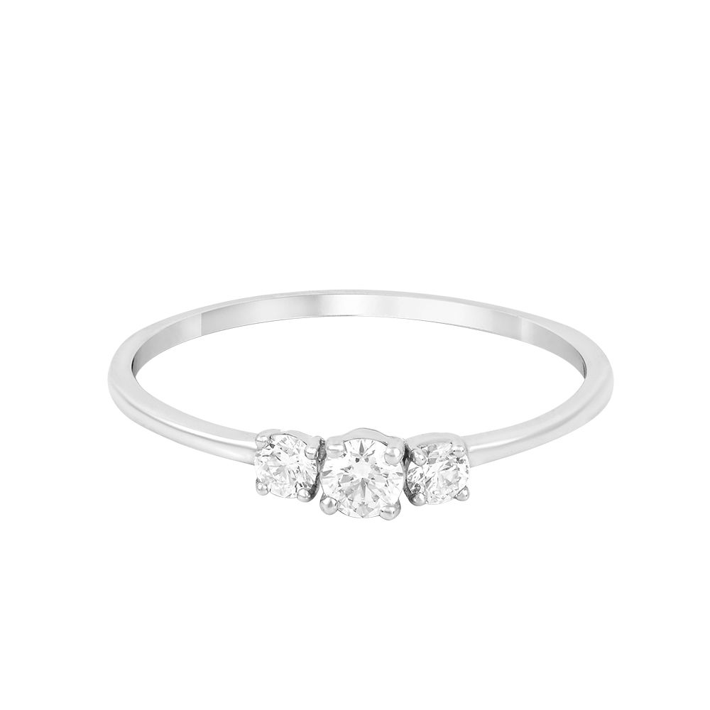 Serenity Solitaire Platinum Diamond Ring-Rings-PRG24K78