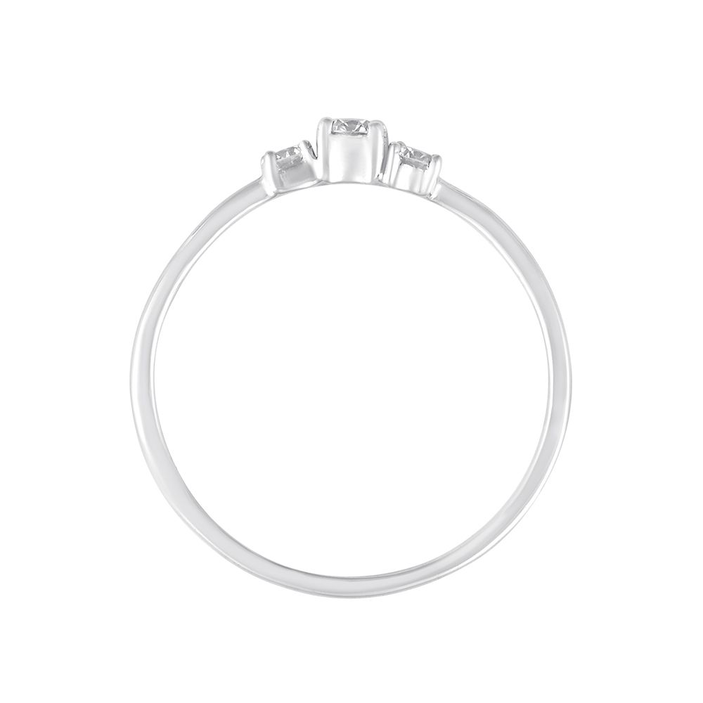 Serenity Solitaire Platinum Diamond Ring-Rings-PRG24K78