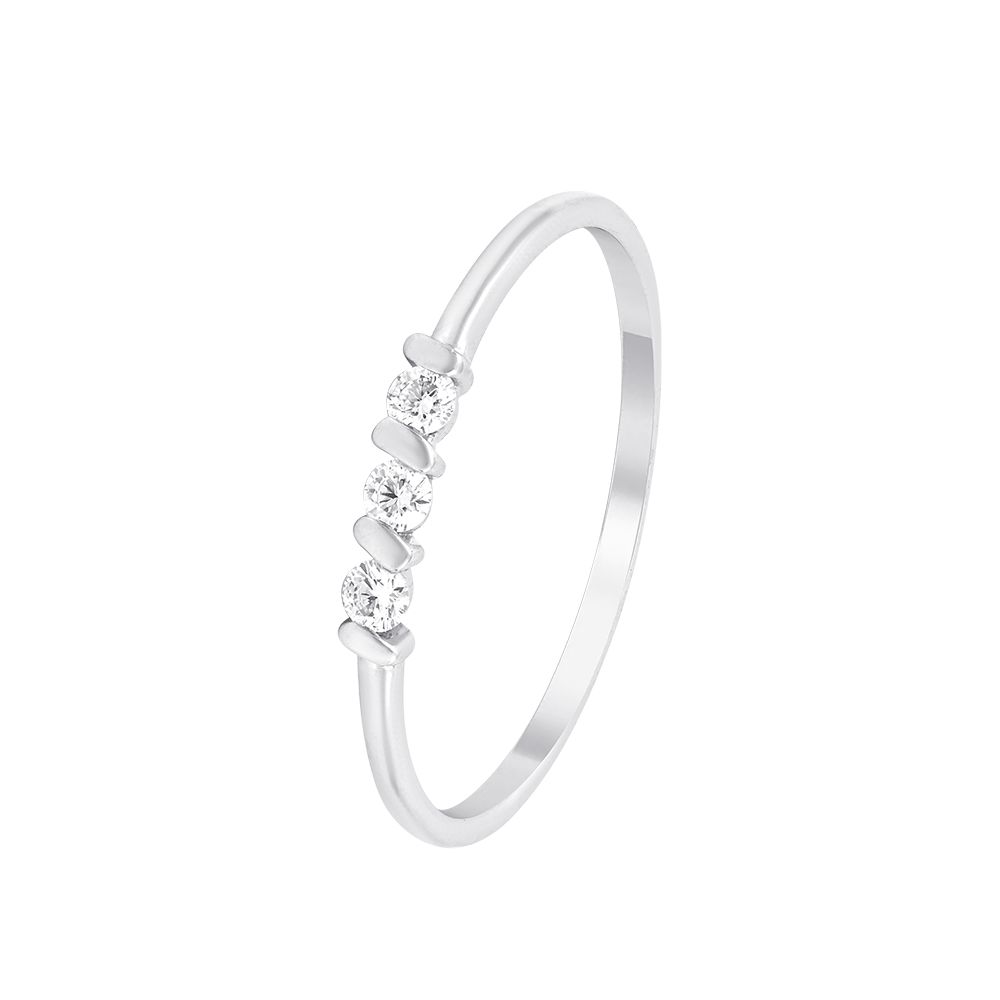 Harmony Blossom Platinum Diamond Ring-Rings-PRG24K80