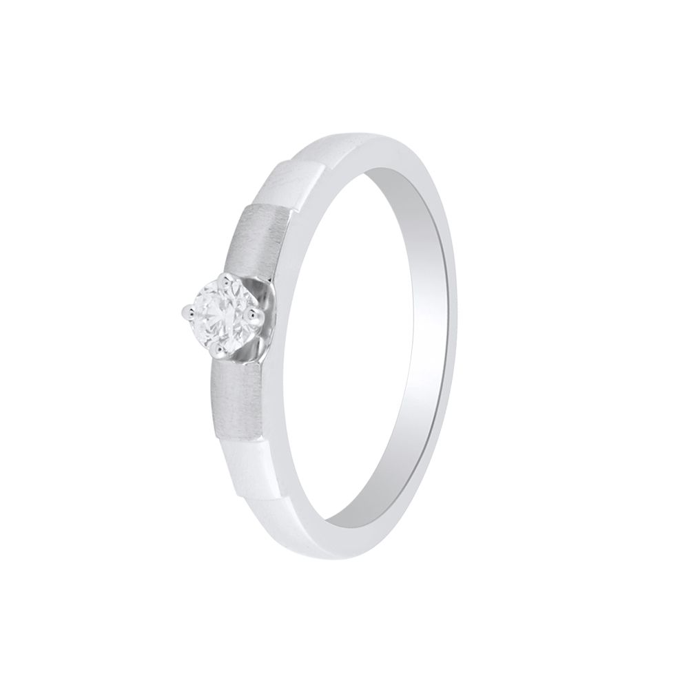 Luxurious Diamond Platinum Ring-Rings-PRG24M04