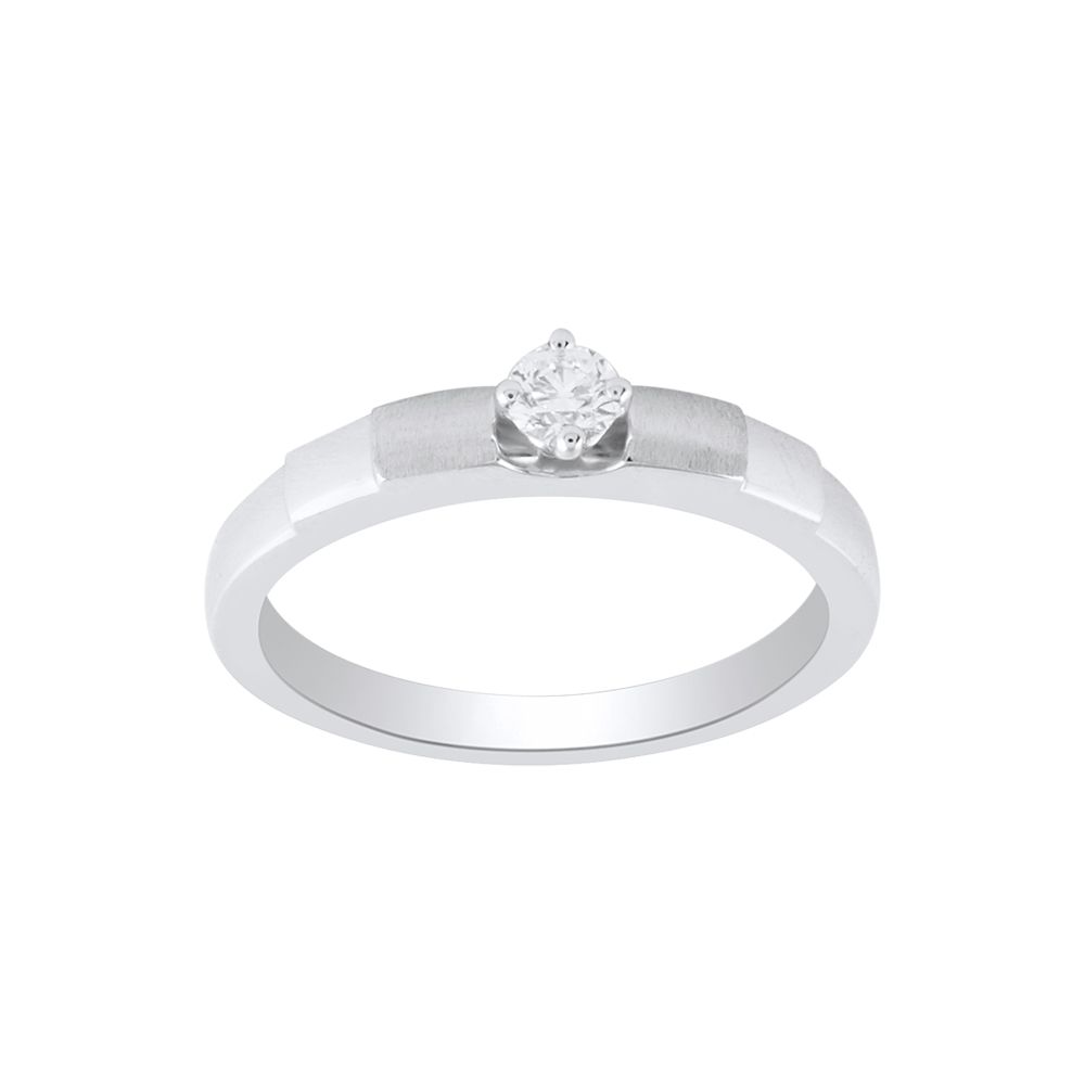 Luxurious Diamond Platinum Ring-Rings-PRG24M04