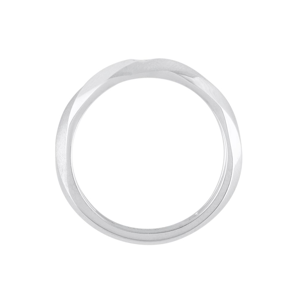 Resilient Platinum Ring For Men-Rings-PRG24M05