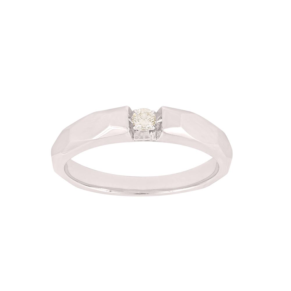 Classy Platinum and White Gold Band-Rings-PRG24M07