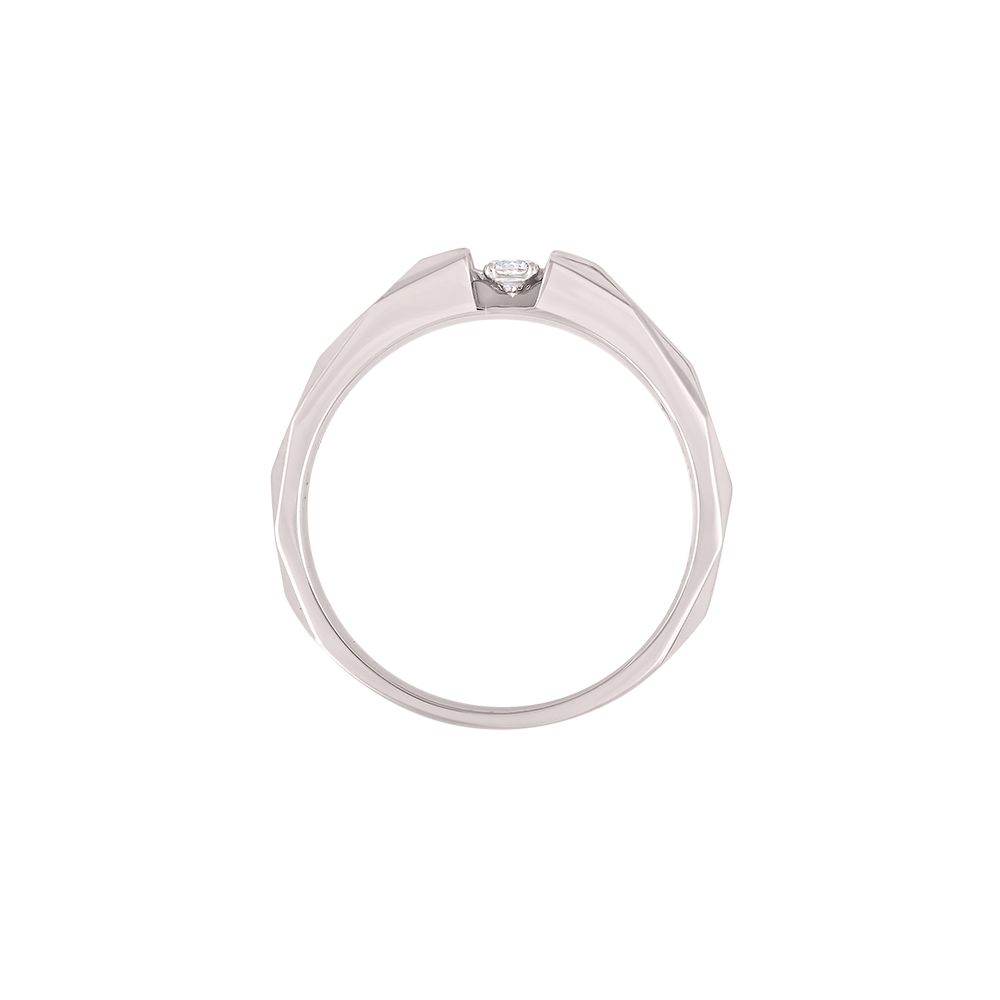 Classy Platinum and White Gold Band-Rings-PRG24M07