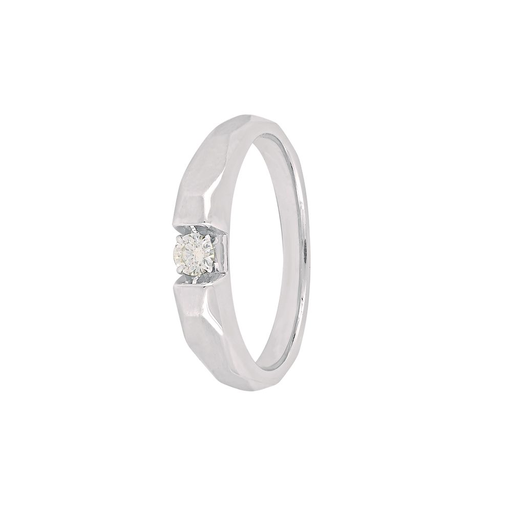 Classy Platinum and White Gold Band-Rings-PRG24M08